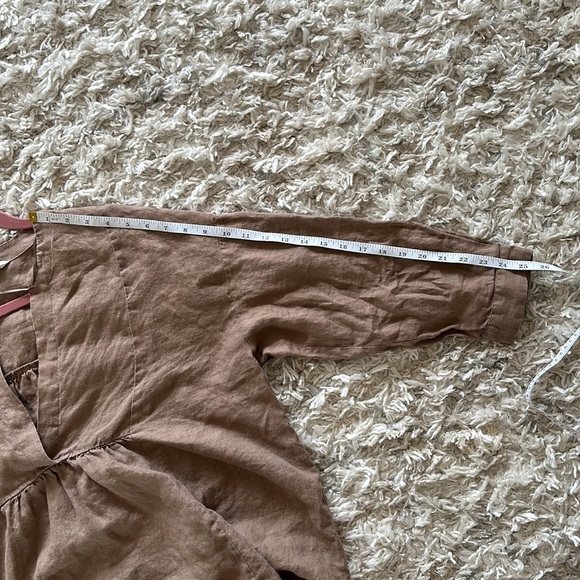 NWOT Zara linen top loose fit - Picture 5 of 5